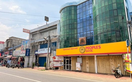 Commercial building for sale in Chavakacheri town, facing the A9 main road.